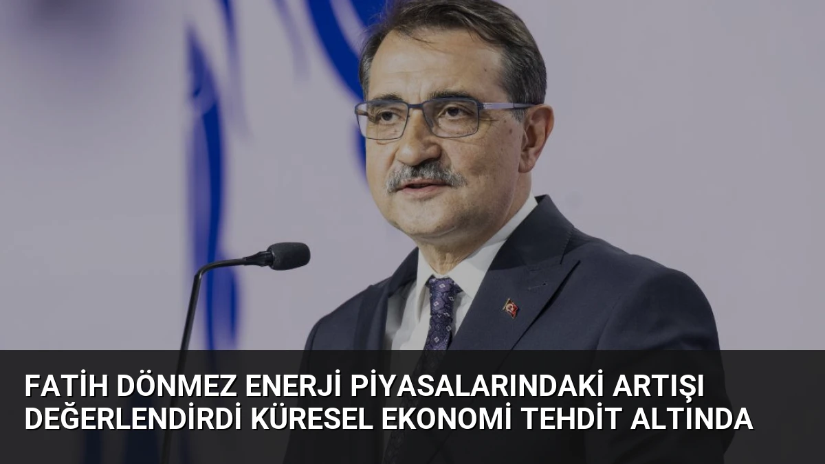 Fatih Dönmez Enerji Piyasalarındaki Artışı Değerlendirdi Küresel Ekonomi Tehdit Altında