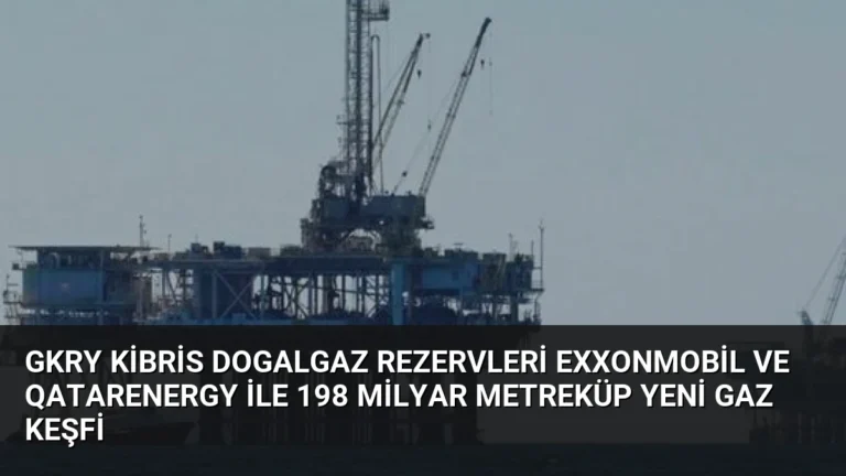 GKRY Kibris Dogalgaz Rezervleri ExxonMobil ve QatarEnergy ile 198 Milyar Metreküp Yeni Gaz Keşfi