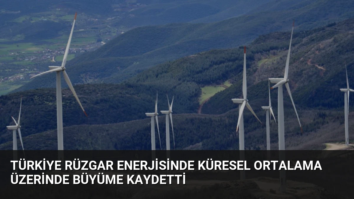 Türkiye Rüzgar Enerjisinde Küresel Ortalama Üzerinde Büyüme Kaydetti
