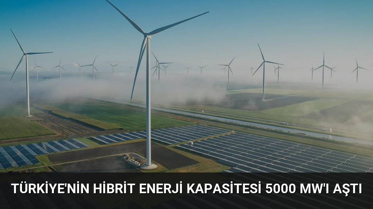 Türkiye’nin Hibrit Enerji Kapasitesi 5000 MW’ı Aştı