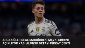 Arda Güler Real Madriddeki Mevki Sırrını Açıklıyor Xabi Alonso Detayı Dikkat Çekti