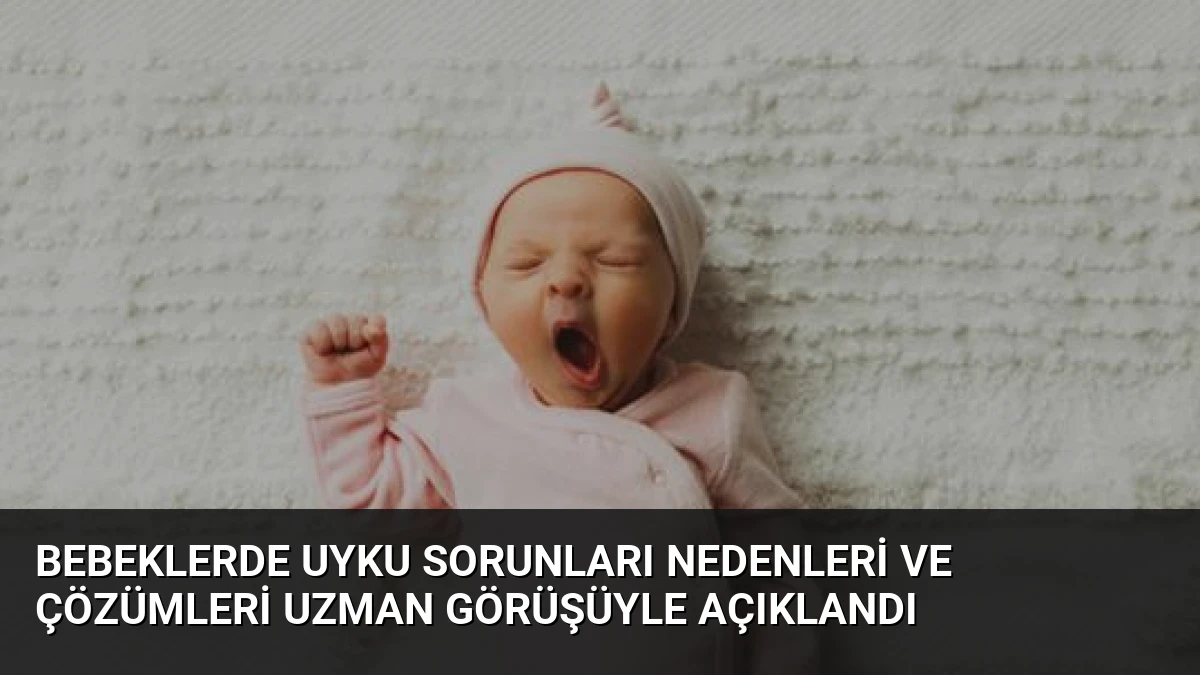 Bebeklerde Uyku Sorunları Nedenleri ve Çözümleri Uzman Görüşüyle Açıklandı