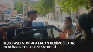 Beşiktaşlı Mustafa Erhan Hekimoğlu Hız İhlalinden Ehliyetini Kaybetti