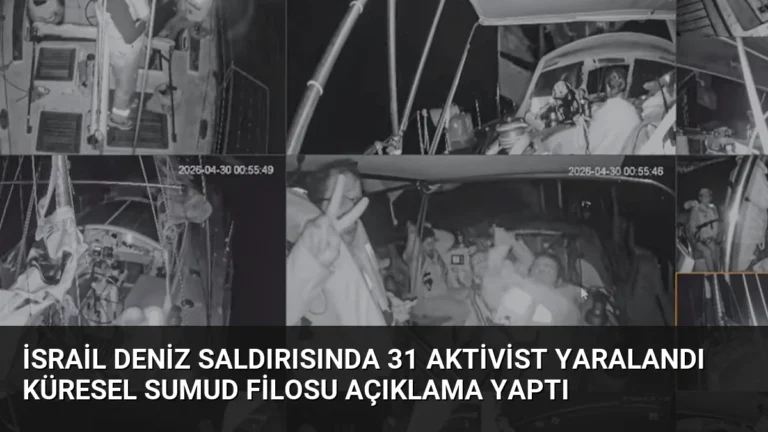 İsrail Deniz Saldırısında 31 Aktivist Yaralandı Küresel Sumud Filosu Açıklama Yaptı