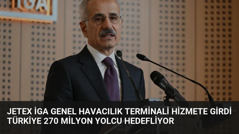 JETEX İGA Genel Havacılık Terminali Hizmete Girdi Türkiye 270 Milyon Yolcu Hedefliyor