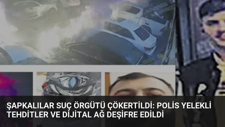 Şapkalılar Suç Örgütü Çökertildi: Polis Yelekli Tehditler ve Dijital Ağ Deşifre Edildi