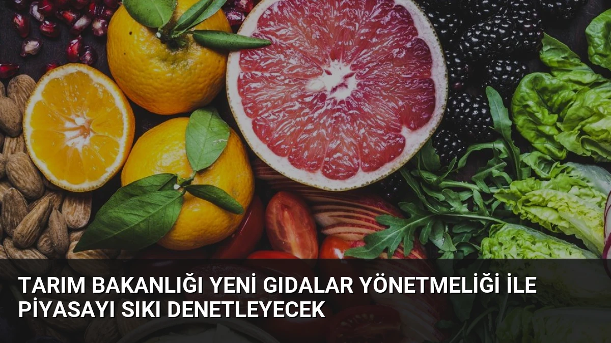 Tarım Bakanlığı Yeni Gıdalar Yönetmeliği ile Piyasayı Sıkı Denetleyecek
