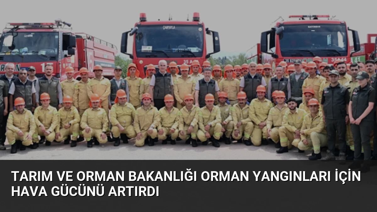 Tarım ve Orman Bakanlığı Orman Yangınları İçin Hava Gücünü Artırdı