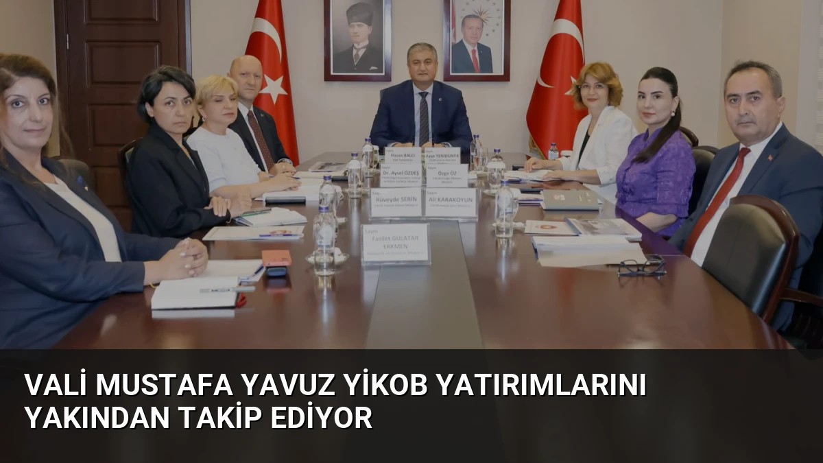 Vali Mustafa Yavuz YİKOB Yatırımlarını Yakından Takip Ediyor