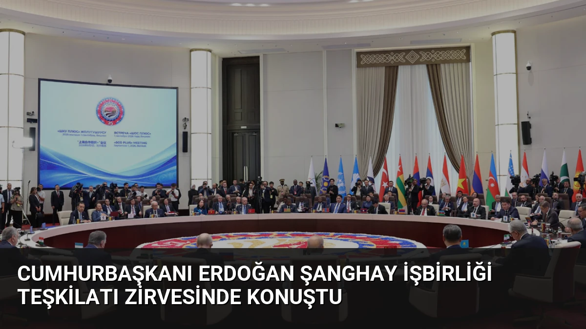 Cumhurbaşkanı Erdoğan Şanghay İşbirliği Teşkilatı Zirvesinde Konuştu