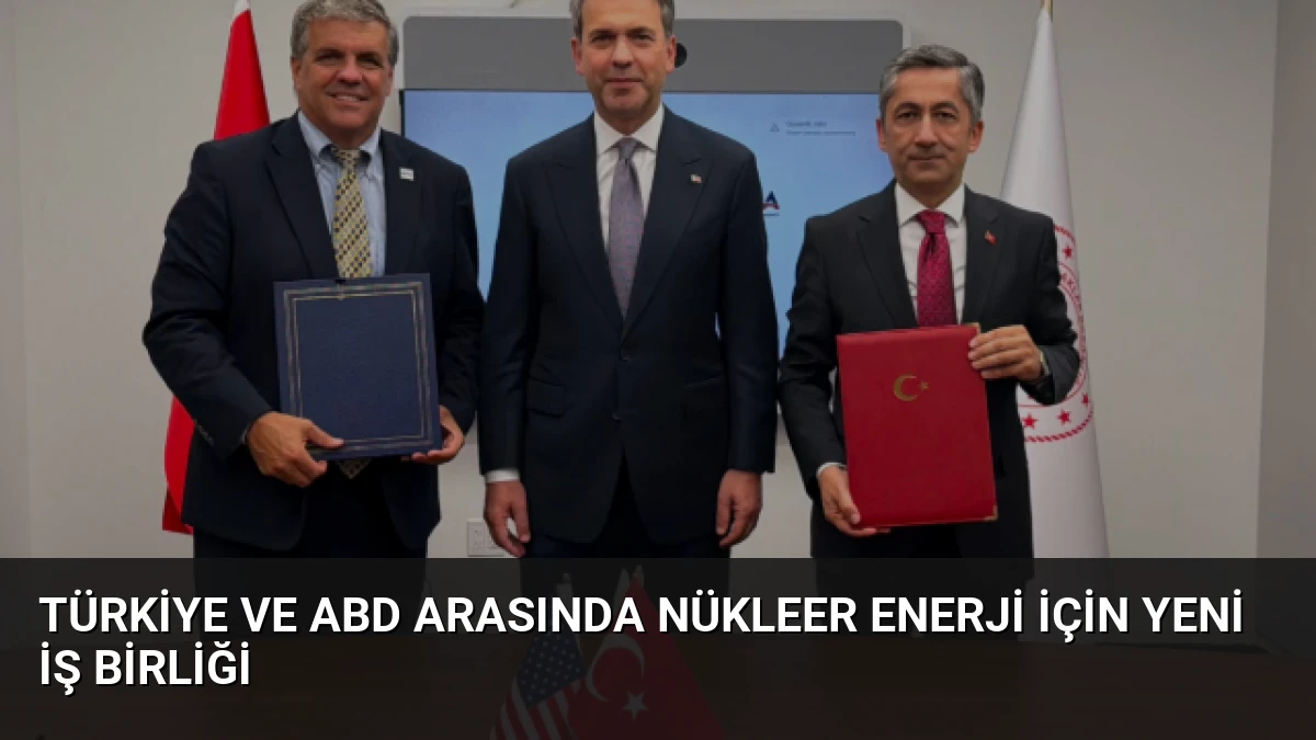 Türkiye ve ABD Arasında Nükleer Enerji İçin Yeni İş Birliği