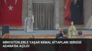 Minyatürlerle Yaşar Kemal Kitapları Sergisi Adana’da Açıldı