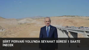 Siirt Pervari Yolu’nda Seyahat Süresi 1 Saate İnecek